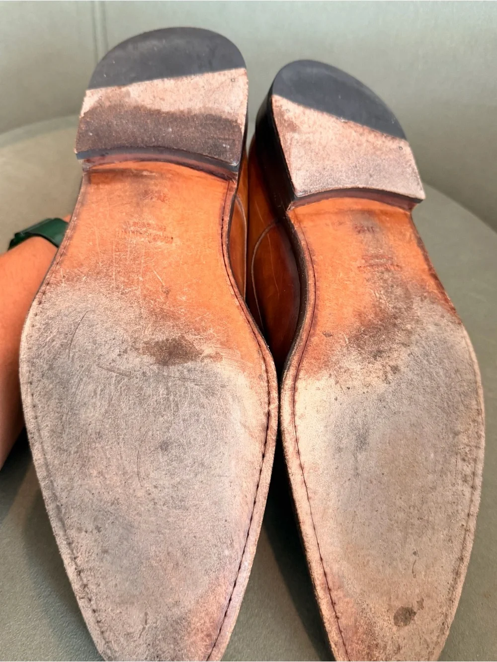 Magnanni Mens Size US11.5 EU44.5 Manning Cuero Marco II Monk Strap Leather Shoe